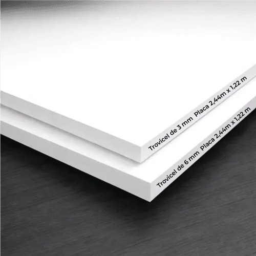 Placa de trovicel de 3mm o PVC